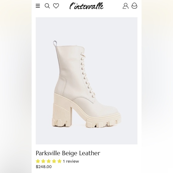 Parksville Beige Leather Boots (Made in Italy) - Picture 2 of 11